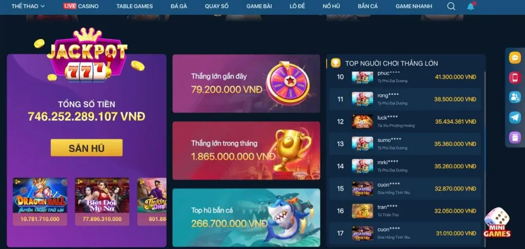 Bàn chơi Tài Xỉu trực tuyến tại F88 Online